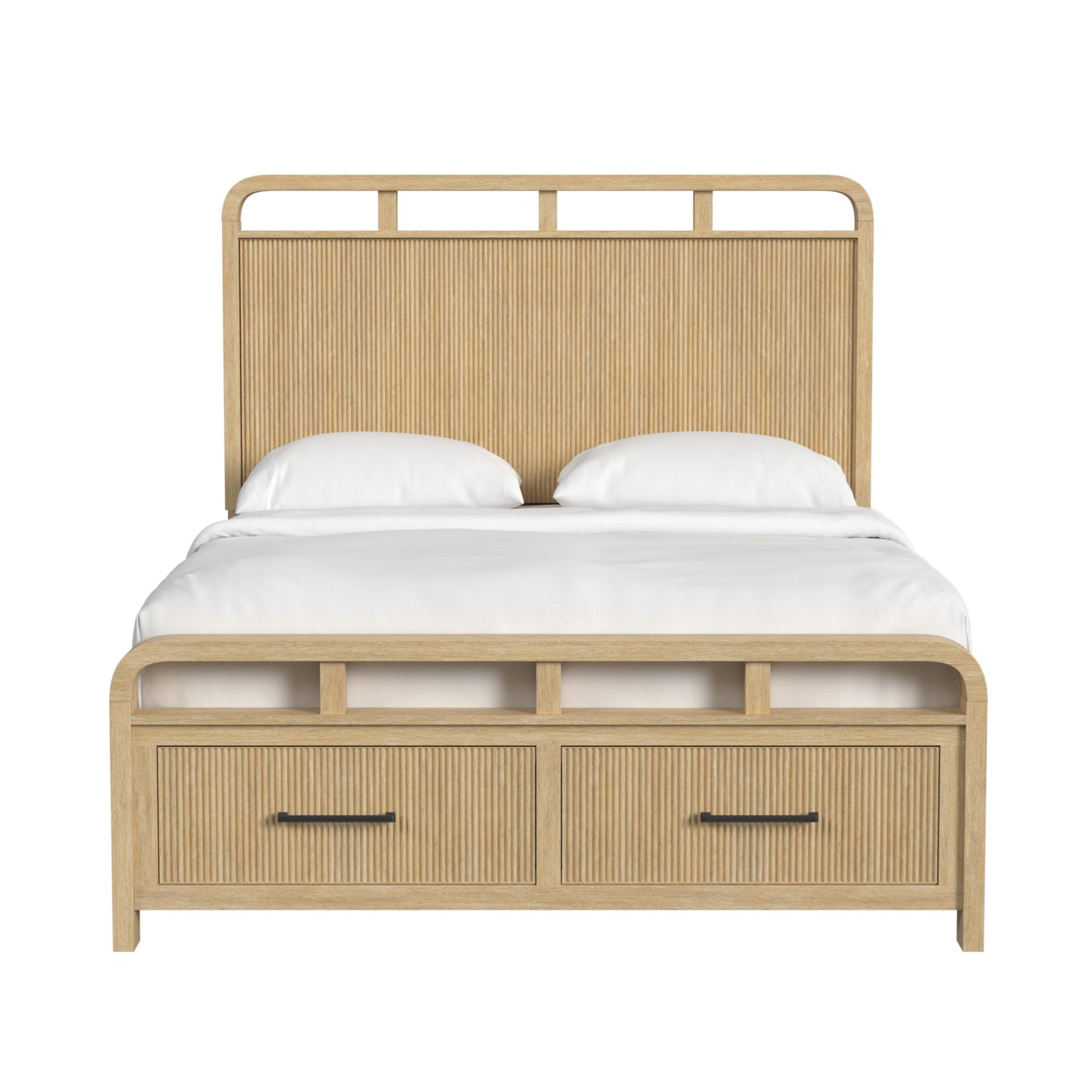 Ridgemont Full Storage Bed in Natural