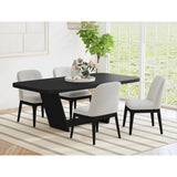 Rosalie Dining Side Chair in Black (2 Per Carton) - Tampa Furniture Outlet