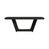 Ridgemont Rectangular Dining Table in Black with Grain - Tampa Furniture Outlet