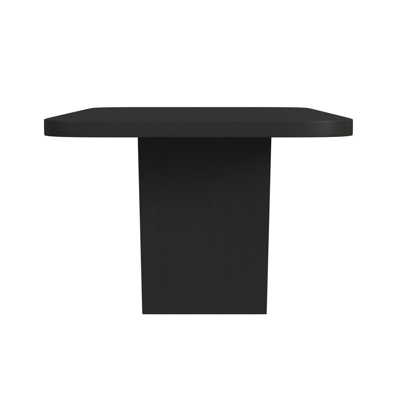 Ridgemont Rectangular Dining Table in Black with Grain - Tampa Furniture Outlet