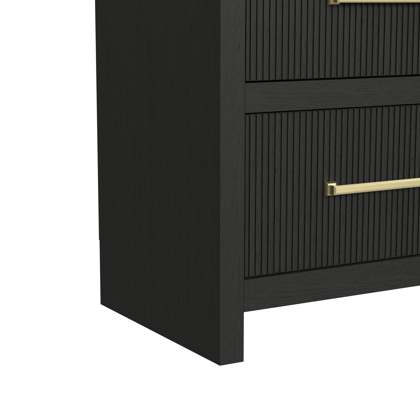Ridgemont Side Piers in Black with Grain - Tampa Furniture Outlet