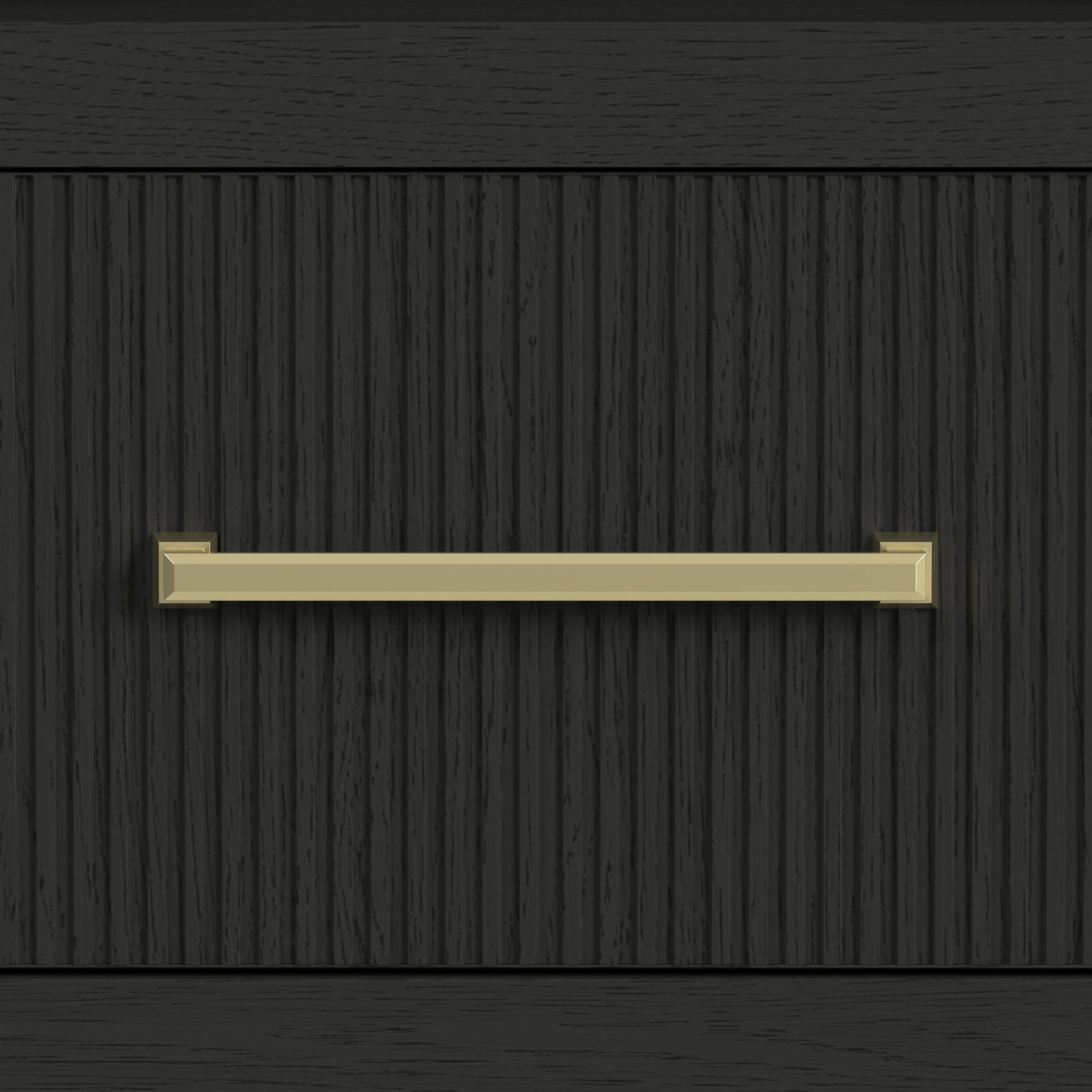 Ridgemont Side Piers in Black with Grain