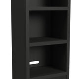 Ridgemont Side Piers in Black with Grain - Tampa Furniture Outlet