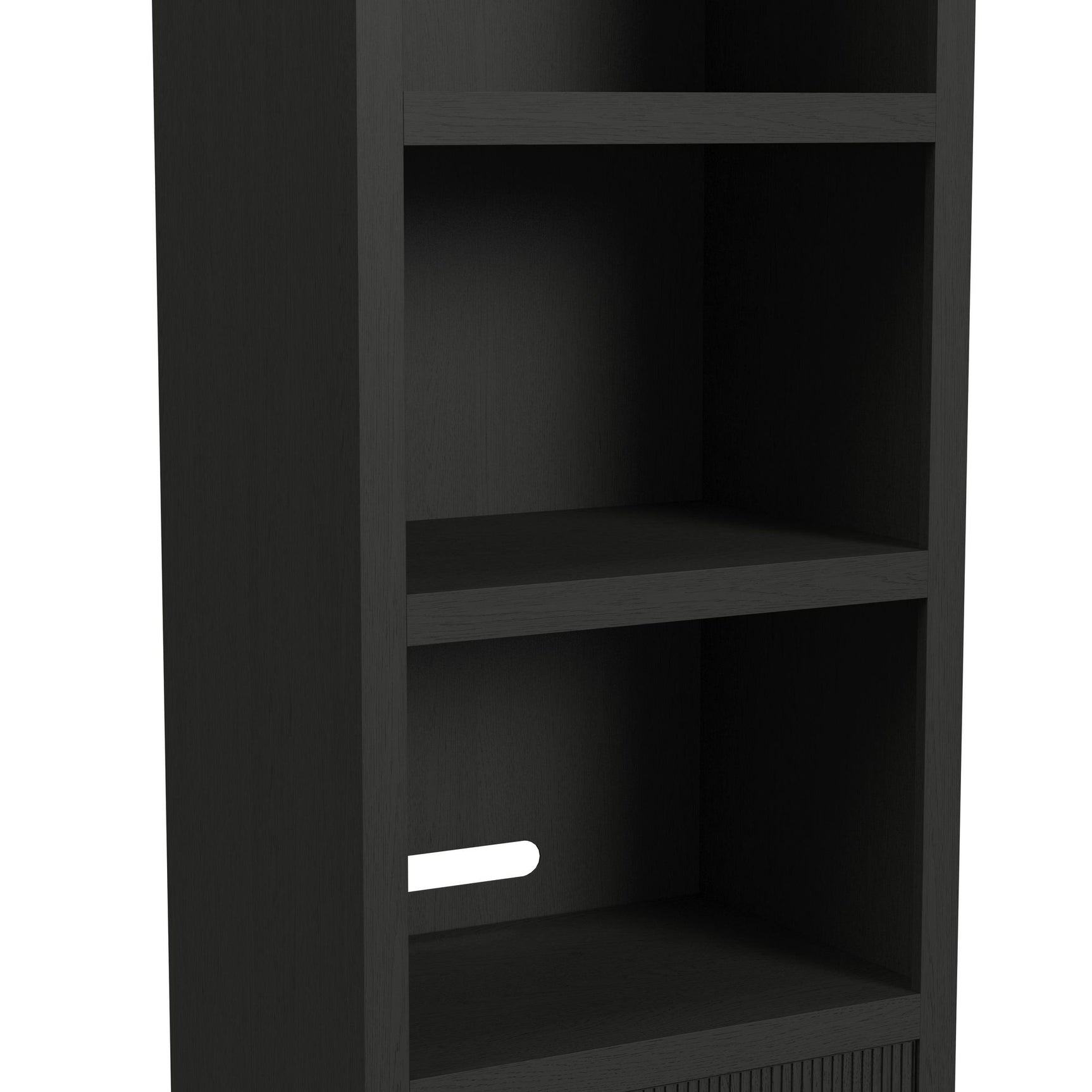 Ridgemont Side Piers in Black with Grain - Tampa Furniture Outlet