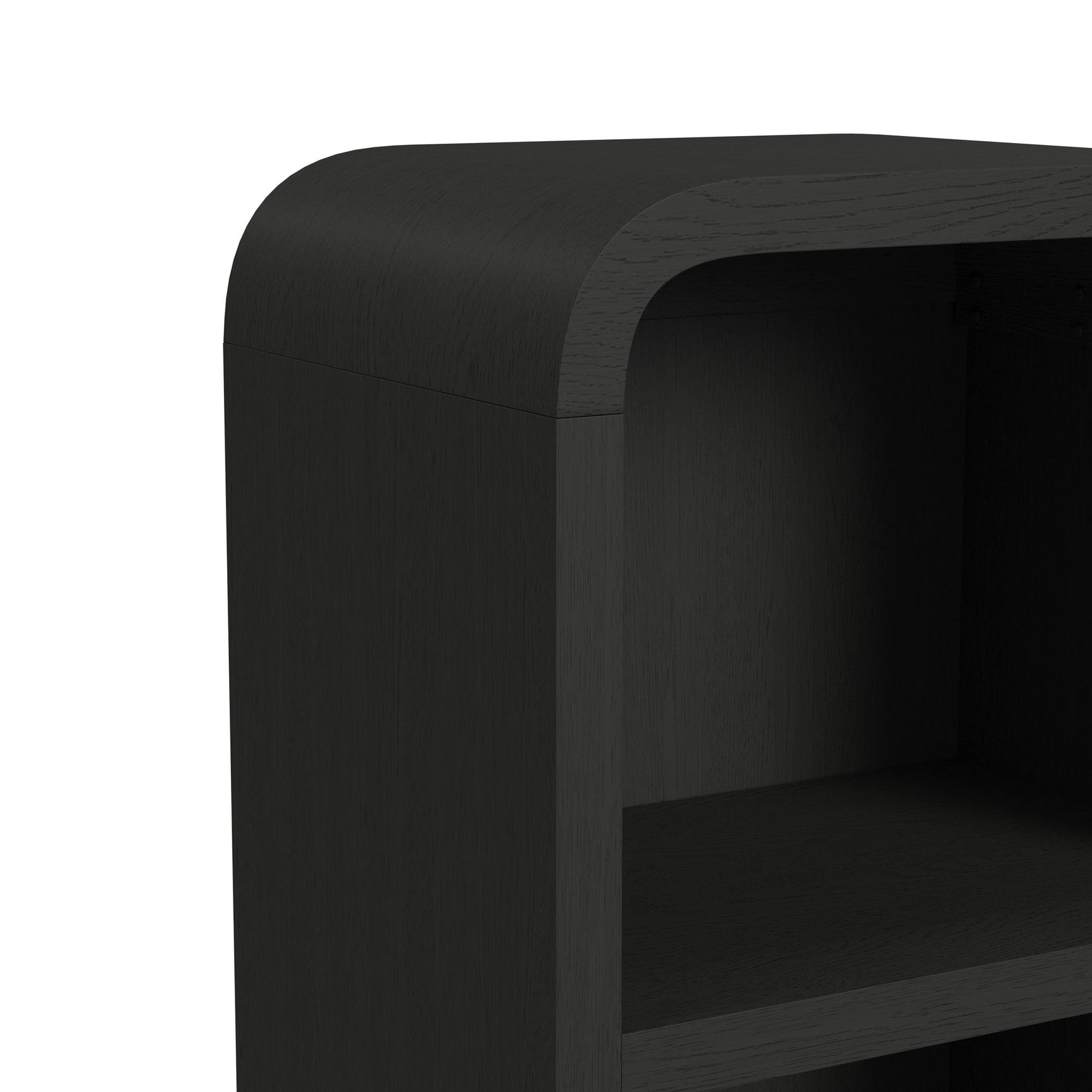 Ridgemont Side Piers in Black with Grain - Tampa Furniture Outlet