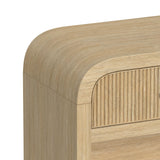Ridgemont Sofa Table with Bottom Shelf in Natural