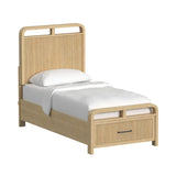 Ridgemont Twin Storage Bed in Natural