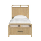 Ridgemont Twin Storage Bed in Natural