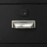 Rio Nightstand with Electronic Features in Black - Tampa Furniture Outlet