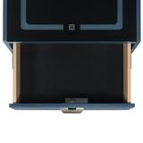 Rio Nightstand with Electronic Features in Blue - Tampa Furniture Outlet