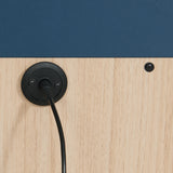 Rio Nightstand with Electronic Features in Blue - Tampa Furniture Outlet