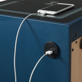 Rio Nightstand with Electronic Features in Blue - Tampa Furniture Outlet