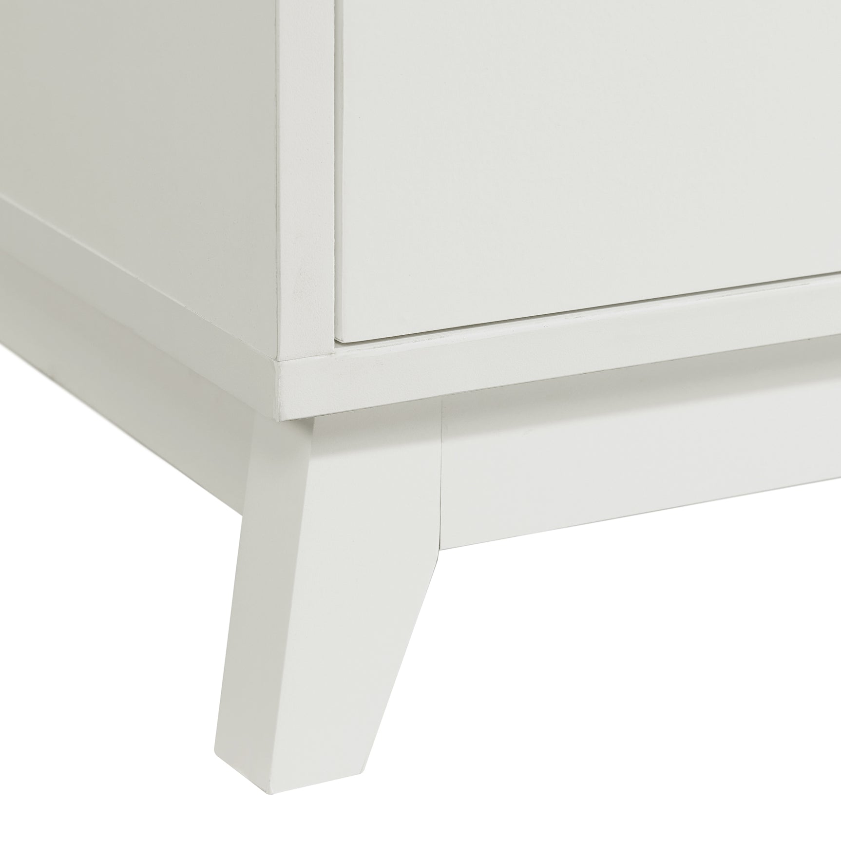 Rio Nightstand with Electronic Features in White - Tampa Furniture Outlet