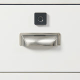 Rio Nightstand with Electronic Features in White - Tampa Furniture Outlet