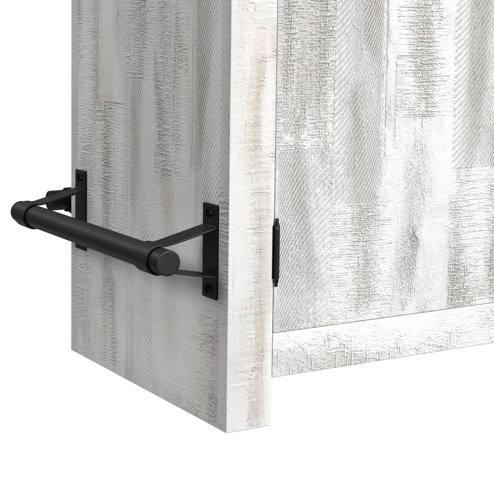 Rogen Rustic Bar Table with Ice Tray, USB and Power in Rustic White - Tampa Furniture Outlet