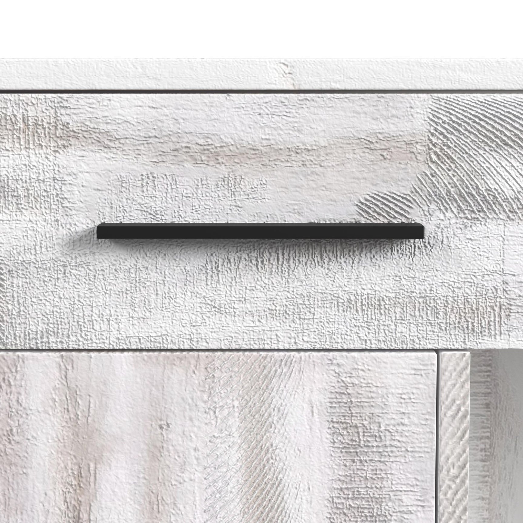 Rogen Rustic Buffet in Rustic White - Tampa Furniture Outlet