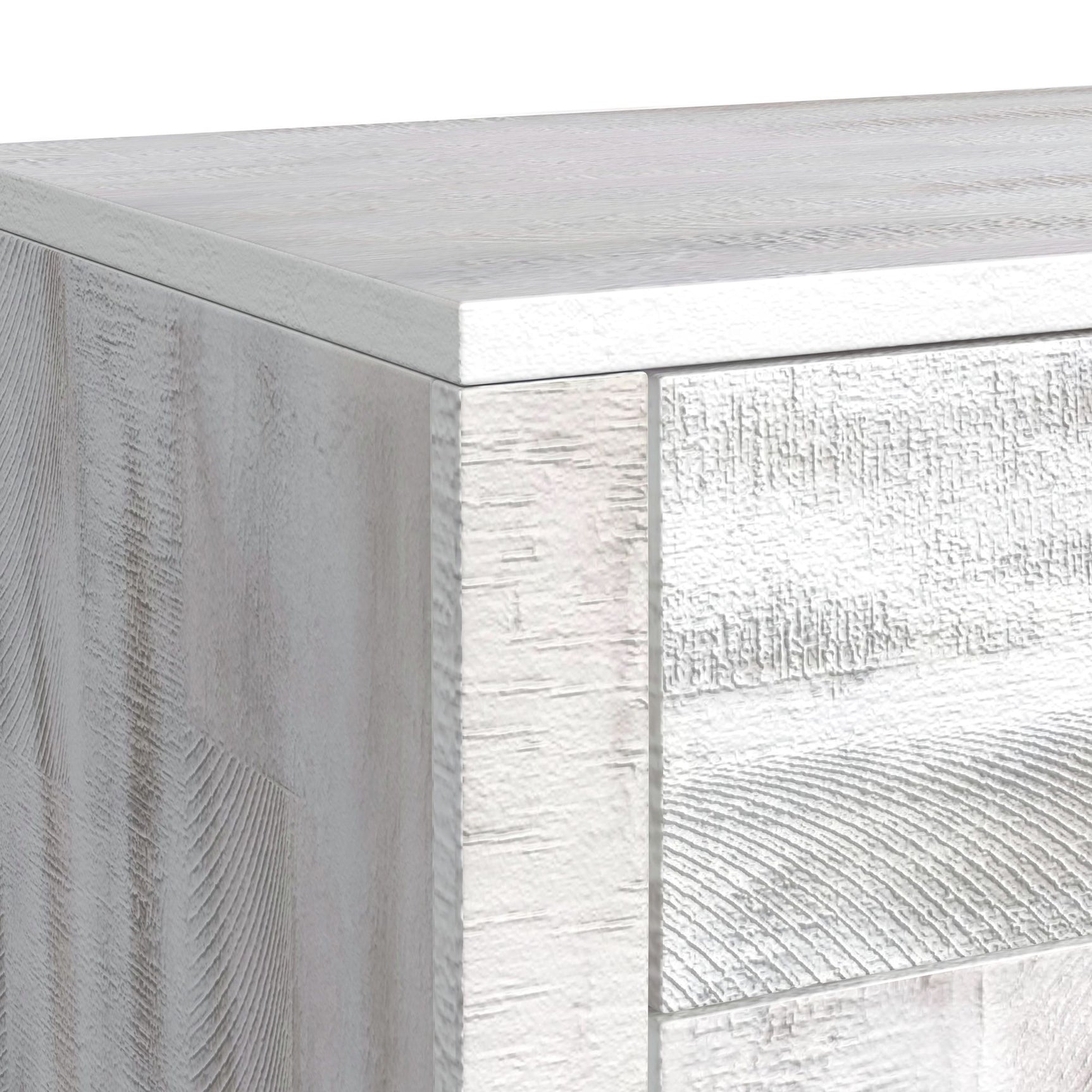 Rogen Rustic Buffet in Rustic White - Tampa Furniture Outlet