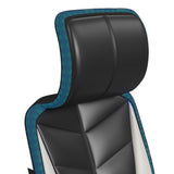 Rollins Gaming Chair with LED and Speaker in Black and Khaki - 3A Packing - Tampa Furniture Outlet
