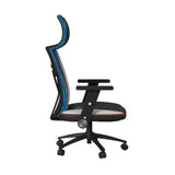 Rollins Gaming Chair with LED and Speaker in Black and Khaki - 3A Packing - Tampa Furniture Outlet