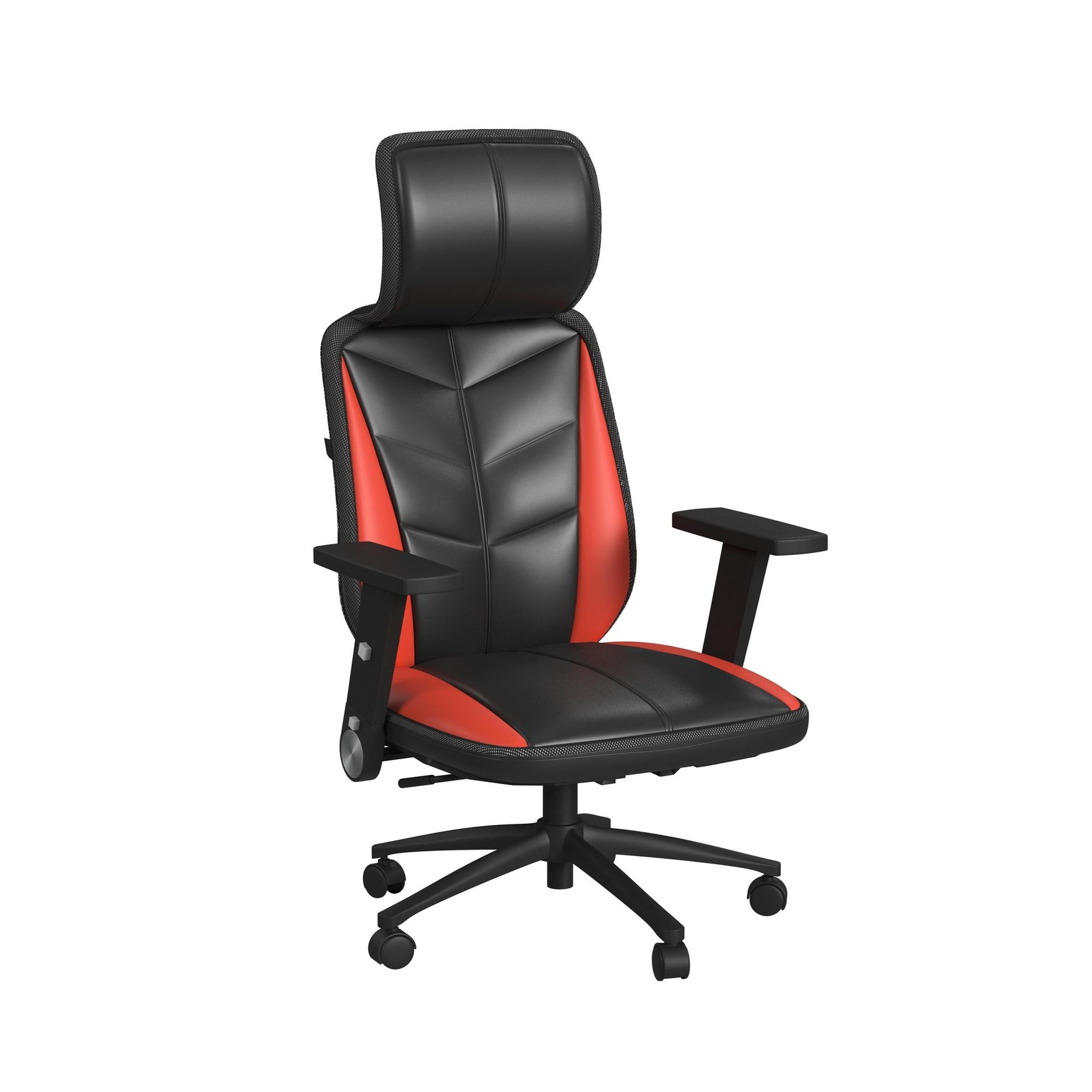 Rollins Gaming Chair with LED and Speaker in Black and Red - 3A Packing - Tampa Furniture Outlet