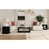 Rosalie Coffee Table in Black - Tampa Furniture Outlet
