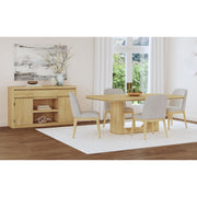 Rosalie 72" Rectangular Dining Table in Natural – SKU D-16860-6-DT | Elements