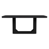 Rosalie 72" Rectangular Dining Table in Black - Tampa Furniture Outlet