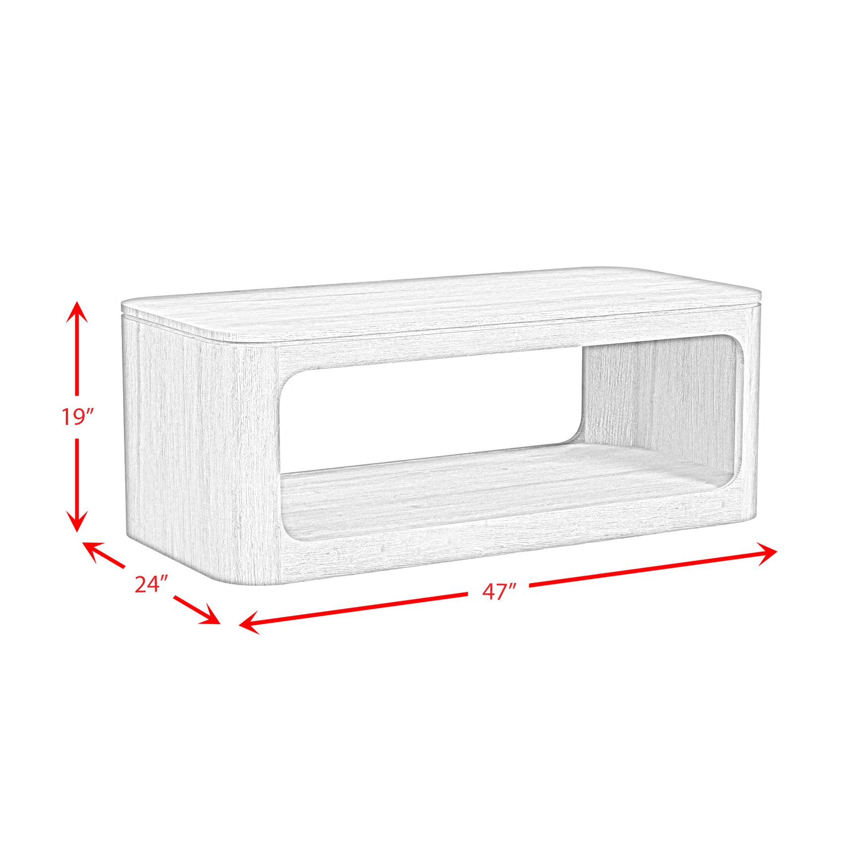 Rosalie Coffee Table in Black