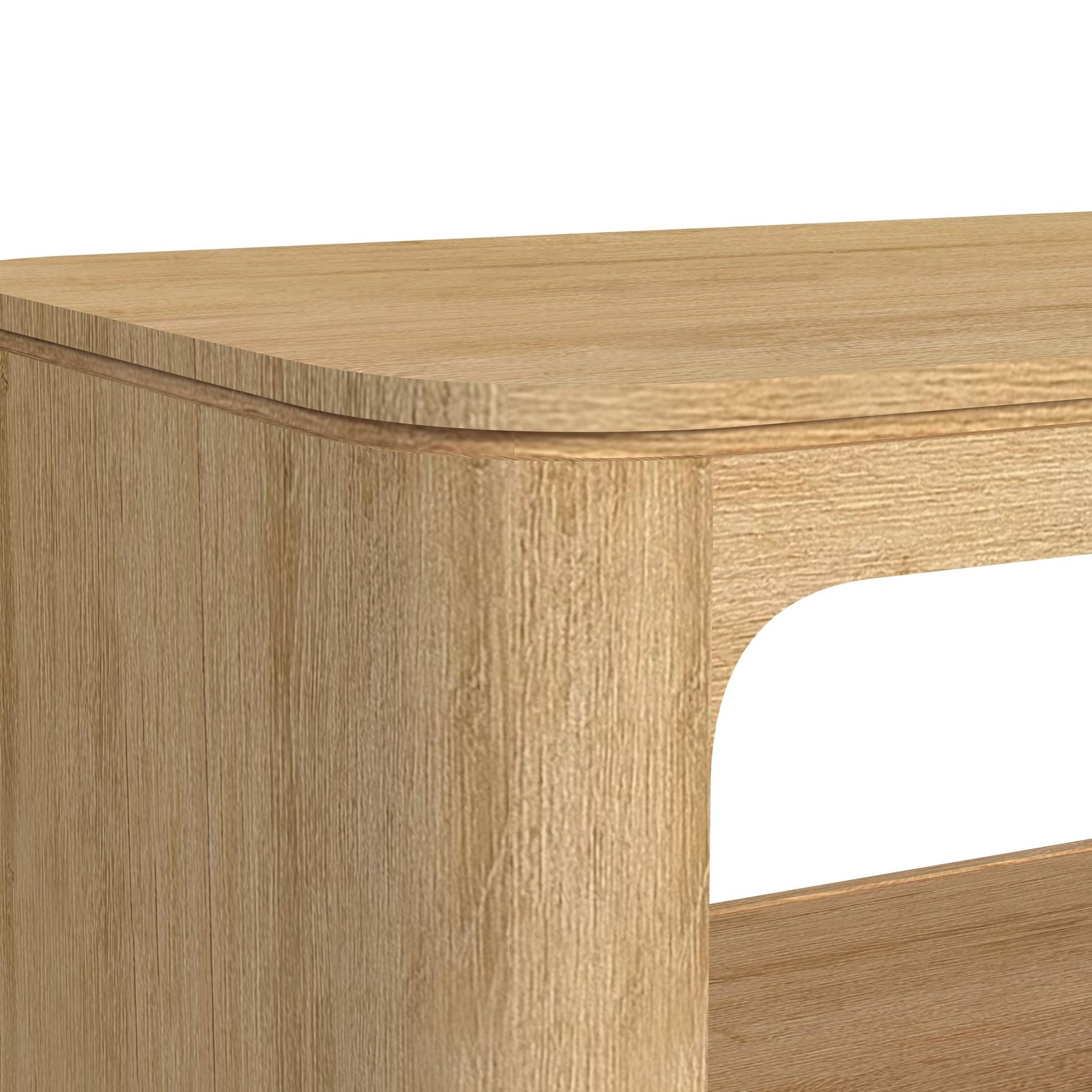 Rosalie Coffee Table in Natural - Tampa Furniture Outlet