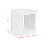 Rosalie End Table in Black