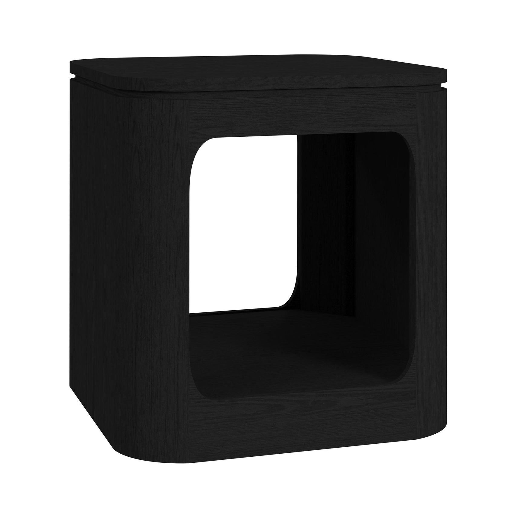 Rosalie End Table in Black - Tampa Furniture Outlet