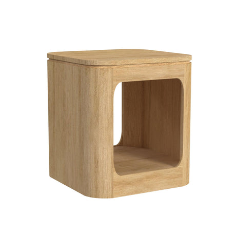 Rosalie End Table in Natural - Tampa Furniture Outlet