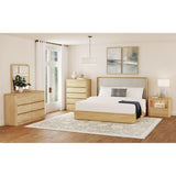 Rosalie Nightstand with USB & LED in Natural – SKU B-16860-6-NS | Elements