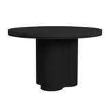 Rosalie Round Dining Table in Black - Tampa Furniture Outlet