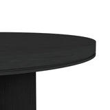 Rosalie Round Dining Table in Black - Tampa Furniture Outlet