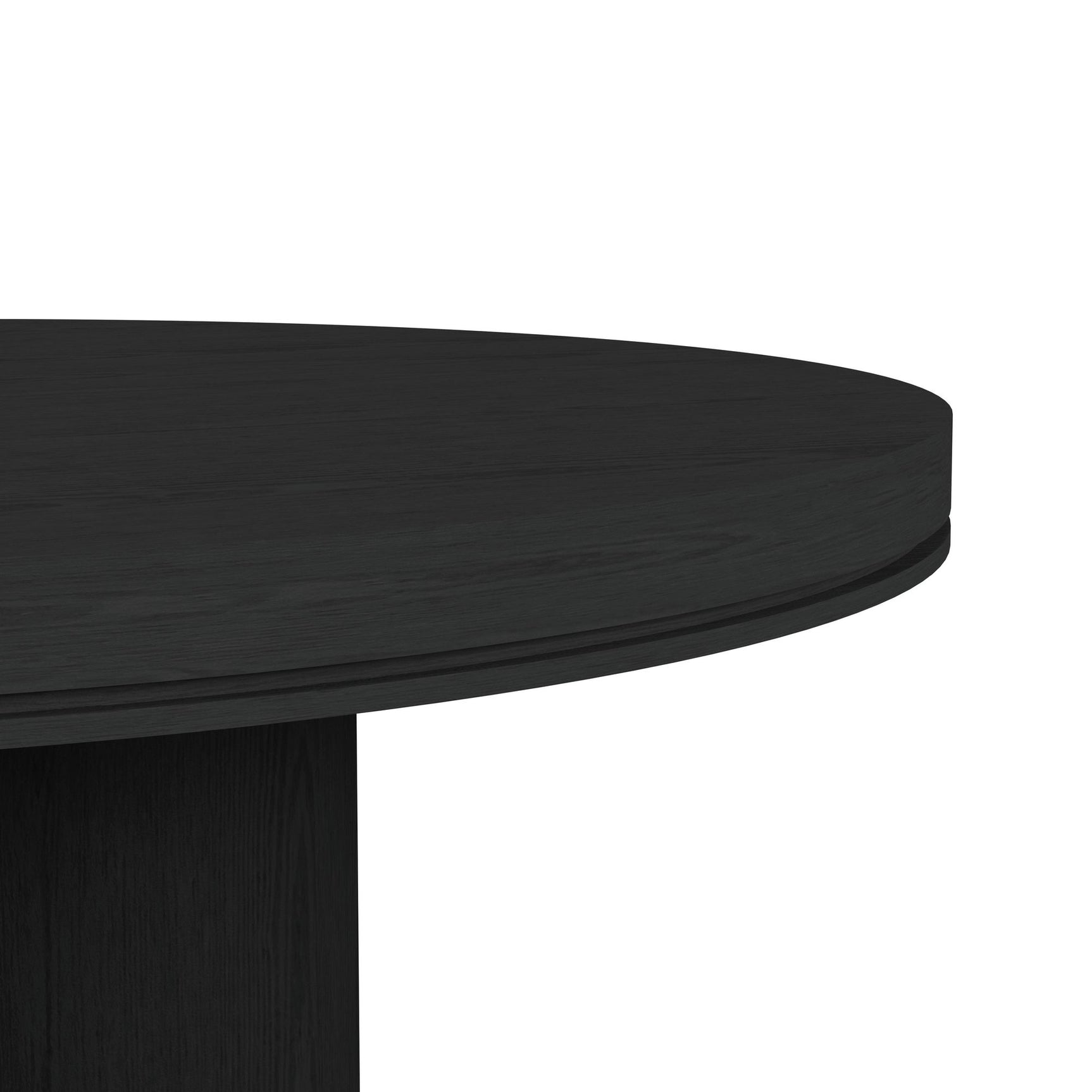 Rosalie Round Dining Table in Black - Tampa Furniture Outlet