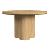 Rosalie Round Dining Table in Natural - Tampa Furniture Outlet