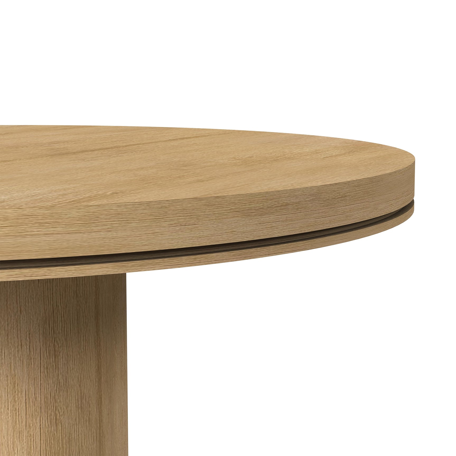 Rosalie Round Dining Table in Natural - Tampa Furniture Outlet
