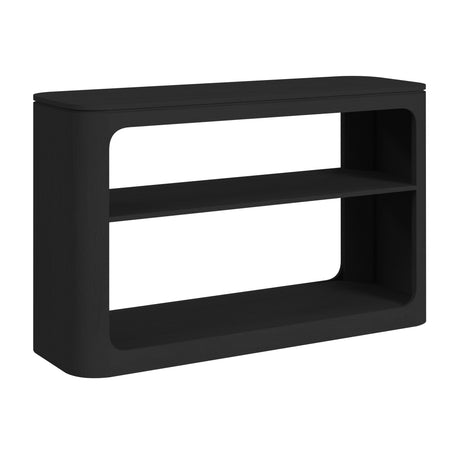Rosalie Sofa Table in Black - Tampa Furniture Outlet
