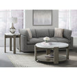 Rosamel Round End Table in Ash Brown – SKU T.17820.ET | Elements