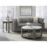 Rosamel Round End Table in Ash Brown – SKU T.17820.ET | Elements