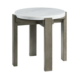 Rosamel Round End Table in Ash Brown - Tampa Furniture Outlet