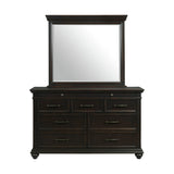 Slater Dresser & Mirror Set Black - Tampa Furniture Outlet