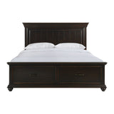 Slater King Bed Black - Tampa Furniture Outlet