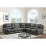 Saber Modular RHF Power Motion Recliner in Texas Granite – SKU U-13780-10590-155P | Elements