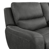 Saber Modular RHF Power Motion Recliner in Texas Granite - Tampa Furniture Outlet