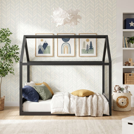 Sami Full Montessori Bed in Grey – SKU SM385FB | Elements