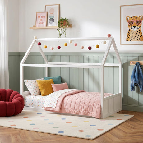 Sami Full Montessori Bed in White – SKU SM785FB | Elements