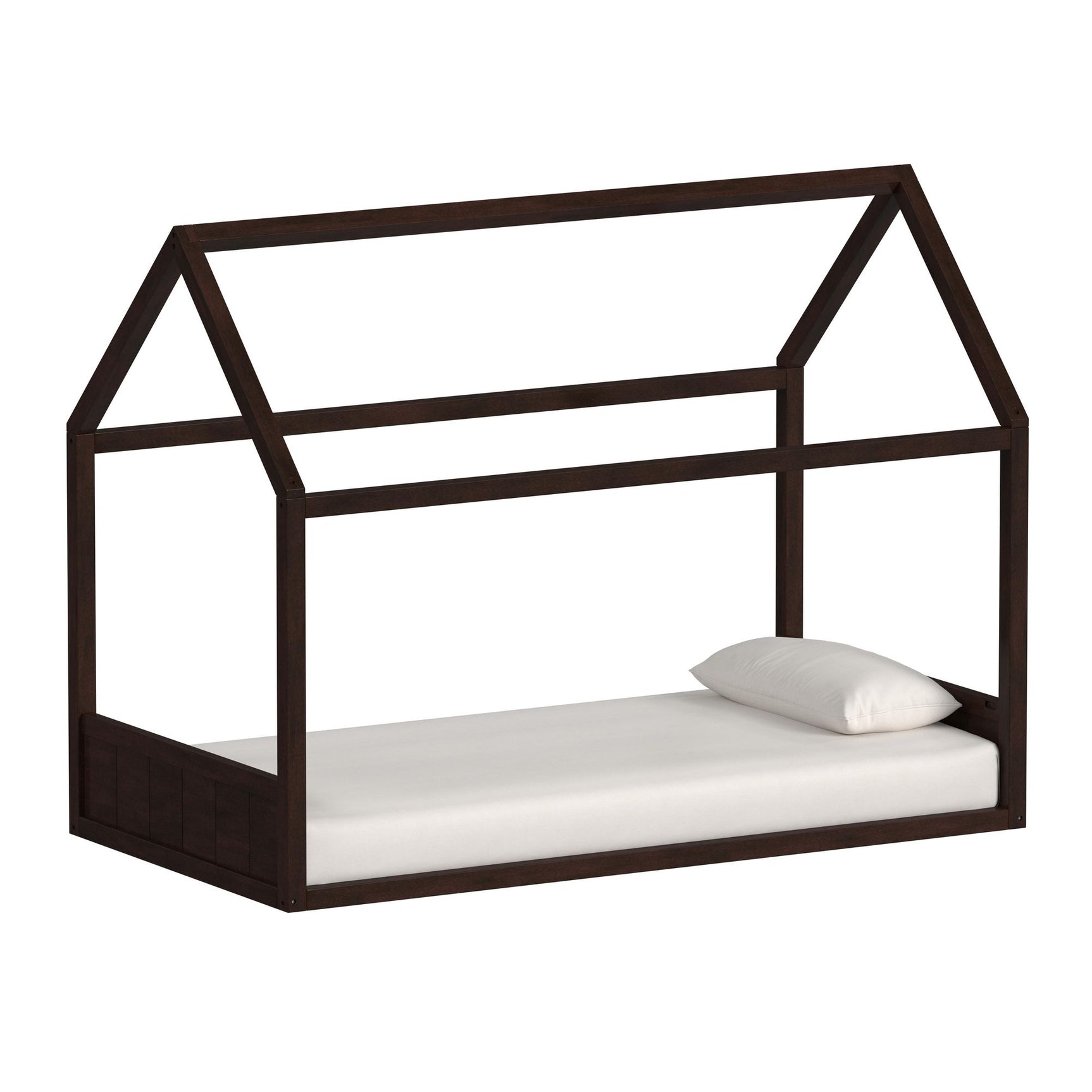 Sami Twin Montessori Bed in Espresso - Tampa Furniture Outlet