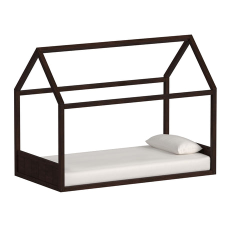 Sami Twin Montessori Bed in Espresso - Tampa Furniture Outlet